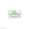 KAGER 31-3730 Oil Cooler, engine oil